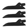 3PCS Stylist Scissors Pouch Minimalist Artificial Leather Barber Hair Shears Bag for Barber Shop Beauty Salon