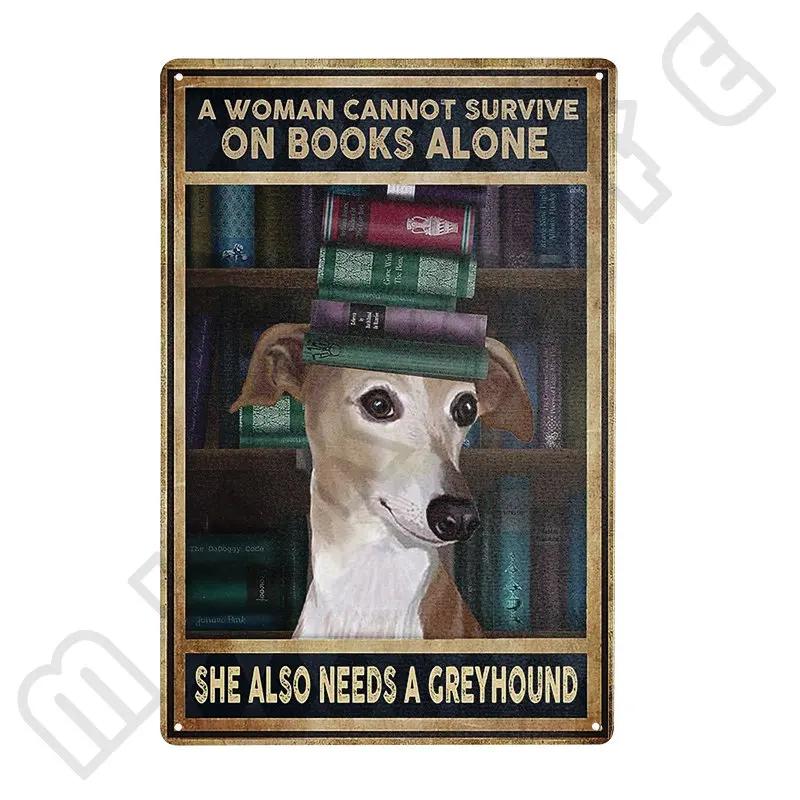 Windhund Metallschild Ich bin dein Freund Ich bin dein Windhund Poster Badezimmerzimmer Küche Garage Zuhause Kunst Wanddekoration