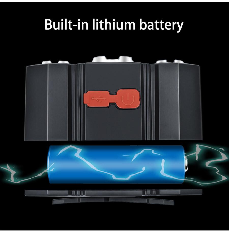 7LED Powerful Rechargeable Head Flashlight High-bright Headlamp Outdoor Waterproof Camping Hunting Hiking Adventure Headlights