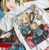 Anime Vintage Laios Touden T-Shirt, Dungeon Meshi T-Shirt, Spezielles Shirt, Unisex