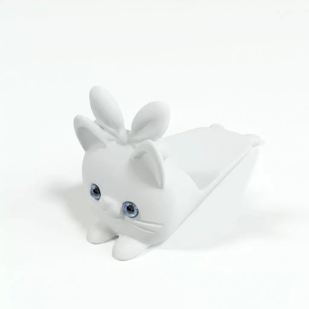 Cute Cat Door Stopper, 3D Printed Door Wedge Stopper for Bottom of Door, Non-Slip Door Holder, Decorative Stop for Bedroom