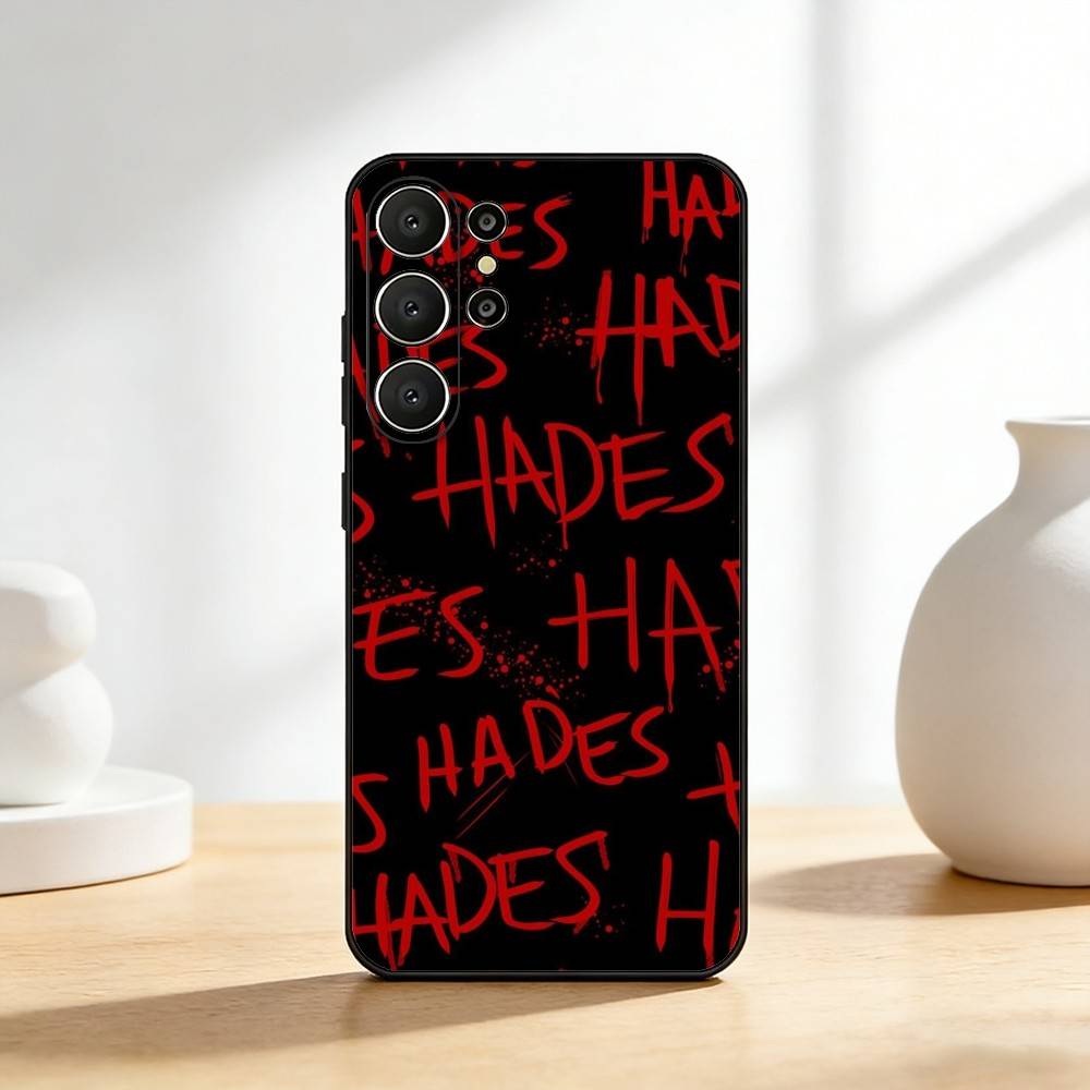 Rapper H-Hades 66 Phone Case For Samsung S26,S25,24,23,22,30,21,10,9,Ultra,Plus,Lite,Black Soft Case