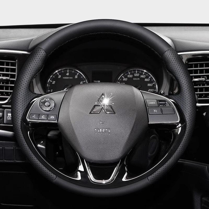 Handgenähtes Carbonfaser Leder Auto Lenkrad Für Mitsubishi Outlander 2016 - ASX18 Eclipse Cross 2018