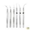 Stainless Steel Anti-Static Ceramic Tweezers - High Temp Resistant & Anti-Corrosion