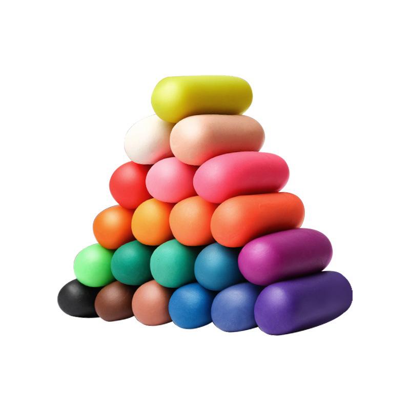 Bunte, nicht trocknende Knete für Kinder - DIY Weizenknete Spielzeug für Jungen und Mädchen, Ideal für Handarbeiten und den Kindergarten