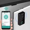 Tuya Smart Unsichtbares Elektrisches Schubladenschloss Fingerabdruck RFID IC-Karte Entsperrung Diebstahlschutz Schlüsselloses Schloss für Zuhause Büro Schrank
