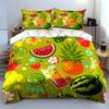 Fruit-Themed Summer Party Set Exquisite Three-Piece Bedding Set Gift For Kids And Adults