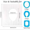 Toilettensitzbezug Toilettendeckel für Badezimmerzubehör Schüssel Einwegmatte Schutzprodukte Haushaltswaren Hausgarten
