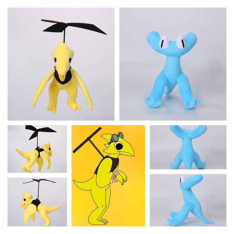 Rainbow Friends Chapter 2 Dinosaur Plush Toy Soft And Cuddly Short Plush Stuffed Animal By Jili