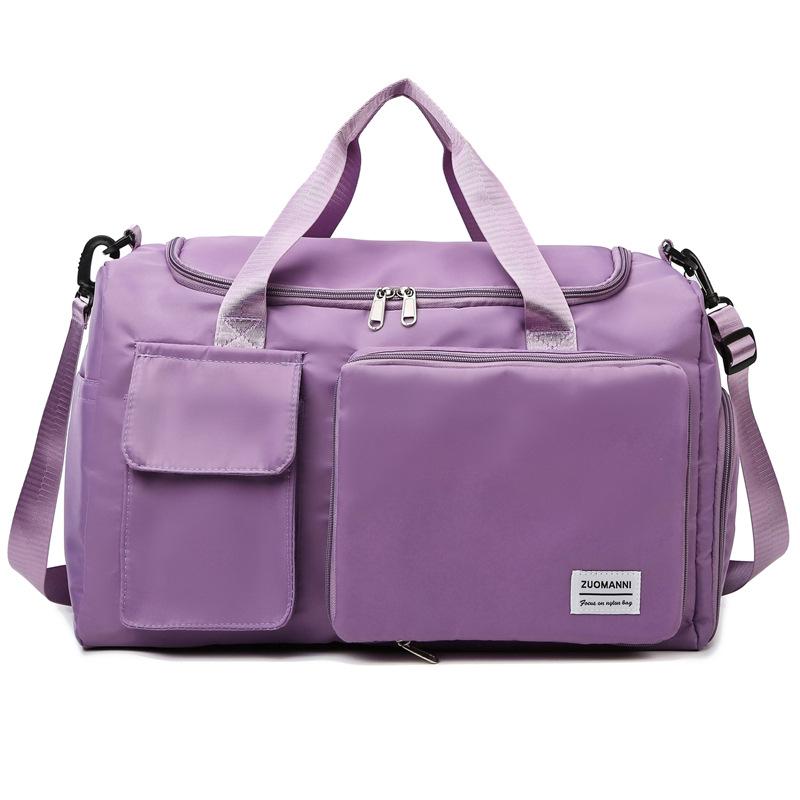 Women's Waterproof Yoga Fitness and Travel Bag - Versatile, Large Capacity, Handheld or Over-the-Shoulder, Fits On Luggage Trolley