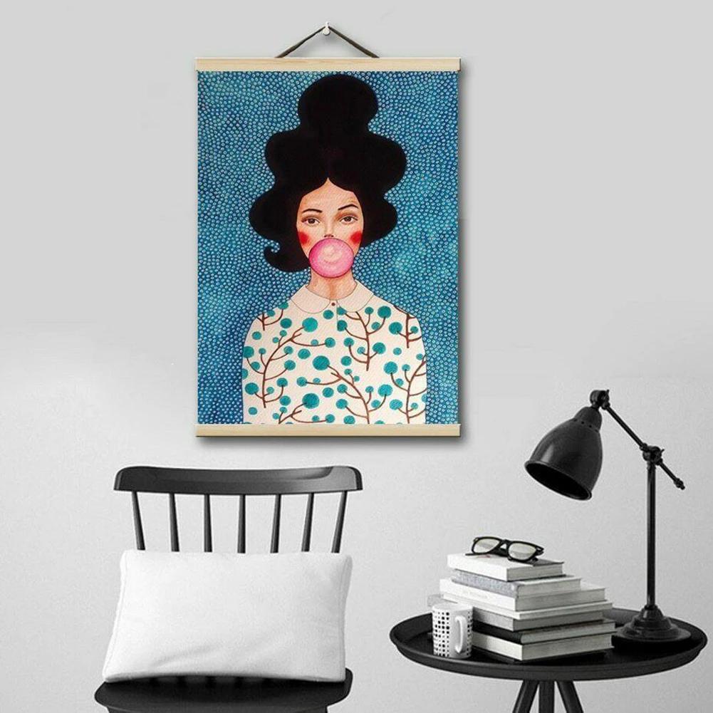 1 Set Holz Diamantmalerei Posteraufhänger Leinwandbild Rahmen Kunsthandwerk Aufhängerahmen Posterrahmen Foto Cuadros Para Fotos