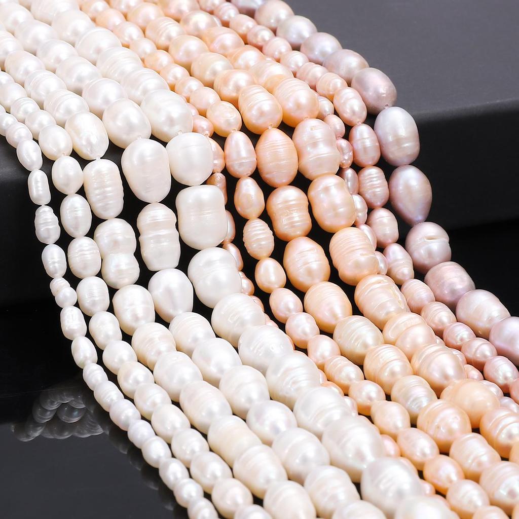 10-75Pcs Natural Freshwater Pearls For DIY Necklace Bracelet Earrings Jewelry Making