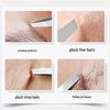 Stainless Steel Precision Eyebrow Tweezers and Beard Shaping Pliers with Frosted Laser Finish