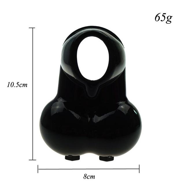 Anello Pene Uomo Stira Palle Borsa di Contenimento Scrotale Anello Testicoli Pene Eiaculazione Ritardata BDSM