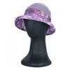 Shop Women S Leaf Punching giSa Folding Bucket Hat Purple Km Wh 0825