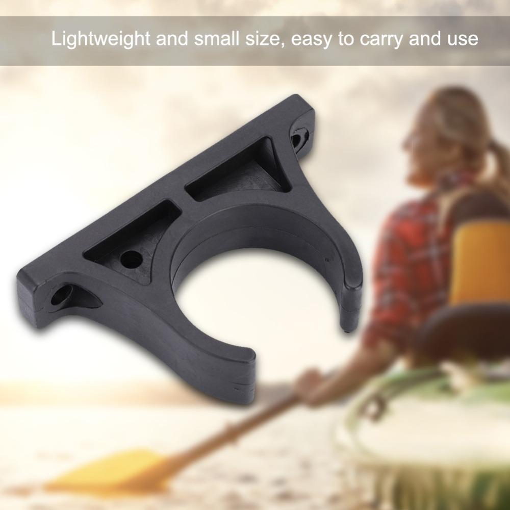 1 Pair Clip-On Kayak Paddle Holder Plastic Boat Paddle Clips for Kayaks Canoes Rowing Boats