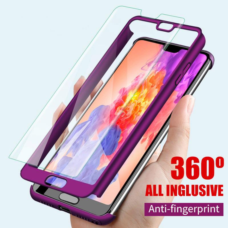 

Полный защитный чехол на 360 градусов + защитное стекло для IPhone Huawei Xiaomi Samsung Meizu и т. д.