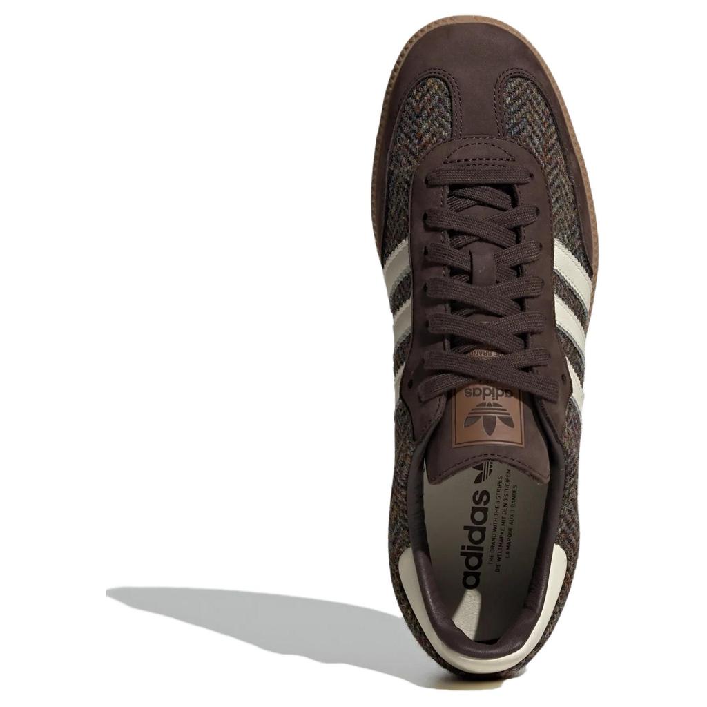 adidas Samba OG Pacchetto Tweed - Marrone Scuro Sneakers da Uomo Bianco Panna Gomma ID1450