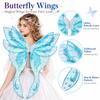 Colorful Butterfly Wings Wearable Angel Wings Fantasy Dress Up Wings  Festival Costume