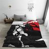 Nezuko Demon Slayer Blankets Fleece All Season  Portable Lightweight Thin Throw Blanket for Bedding Couch Bedspread