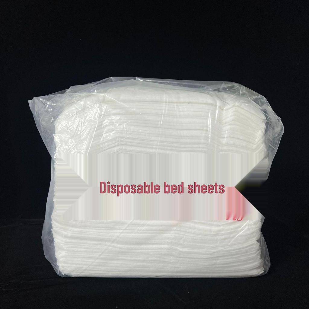 100 Disposable Waterproof, Oil-proof Bed Sheets with Hole for Massage Tables - Thicker, Breathable Non-woven Fabric for Salons