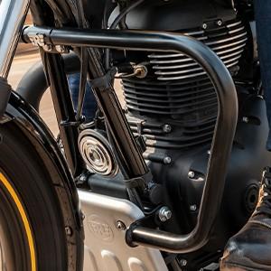 ROYAL ENFIELD Trapezium Engine Guard Black 350 Meteor/Classic Reborn/Bullet/Goan