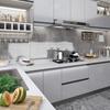 Self-adhesive Film - vidaXL - Glossy Silver - 500x90 Cm - PVC - Waterproof