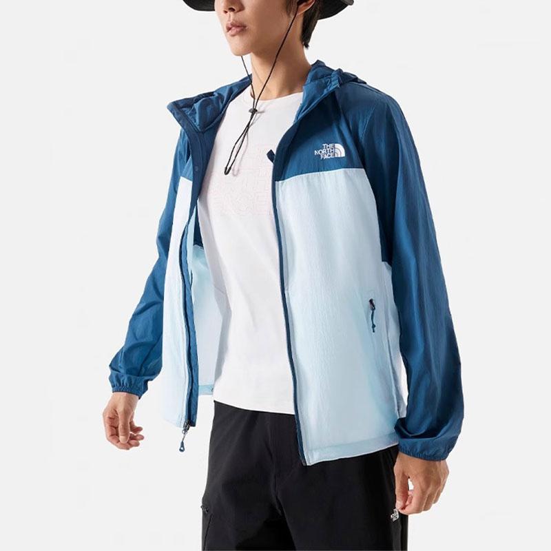 THE NORTH FACE UV Protection Windproof Sun Protection Clothing Multi Function Clothing Men's Fantasy Blue NF0A87VY-TOU
