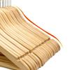 High-Grade Natural Wooden Shirt Coat Hangers Garments Clothes Trouser Bar