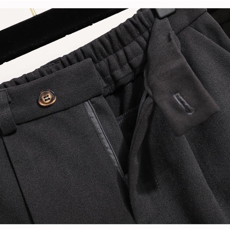 DIMANAF Winter Autumn 2025 Plus Size Women Long Pants Thick Loose Casual Vintage Lady Elastic Waist