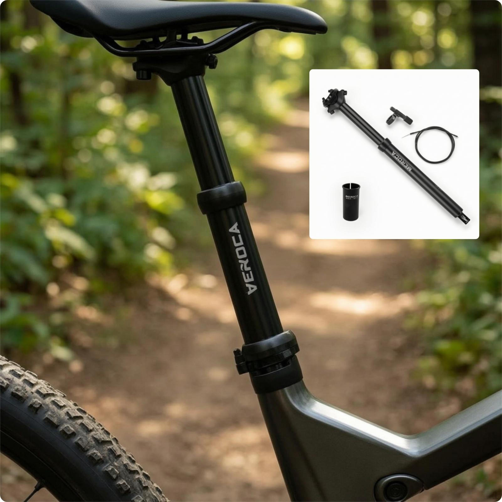 Aluminum Alloy Dropper Seatpost with Lever