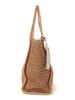 Ships Any Tassel Openwork Paper Tote Bag 720030110, Camel, One Size
