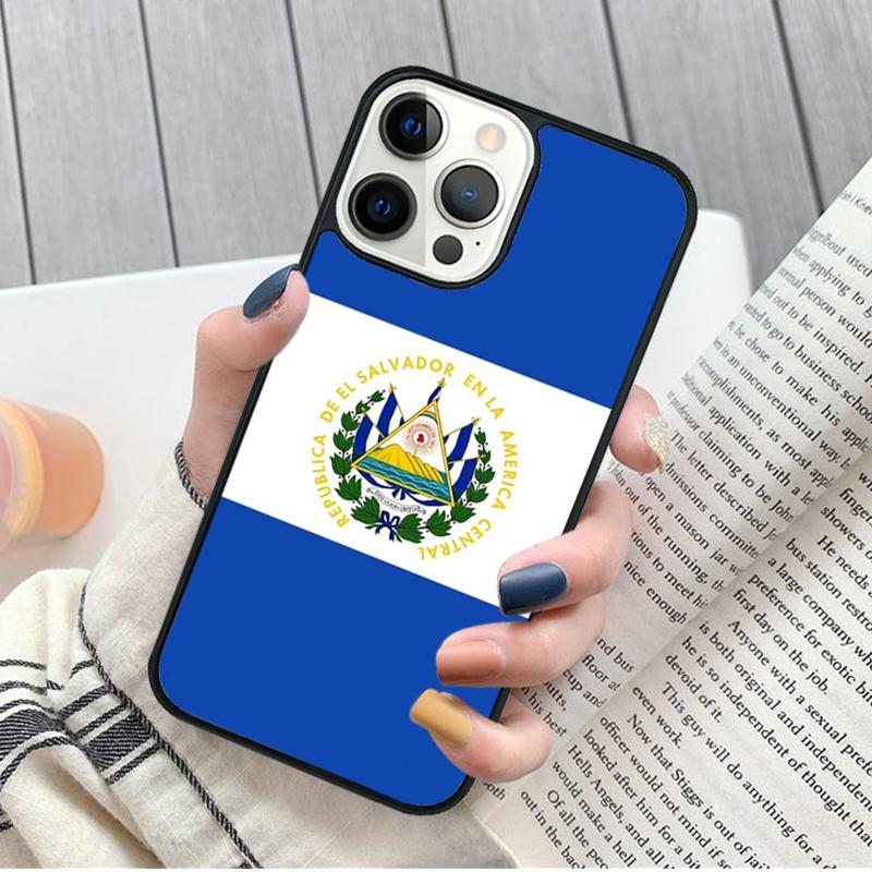 El Salvador National Flag Phone Case For iPhone 17 Air 16 15 14 11 12 13 Pro MAX Plus Cover Shell Coque