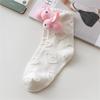 Women Calf Socks Ruffle Crew Socks Cotton Bootie Socks Lolitas Loose Socks Cute Rabbit Ankle Socks JK Middle Tube Socks