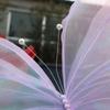 Giant Gauze Artificial Butterfly 50cm 3D Silk Yarn Butterfly New Fake Butterfly