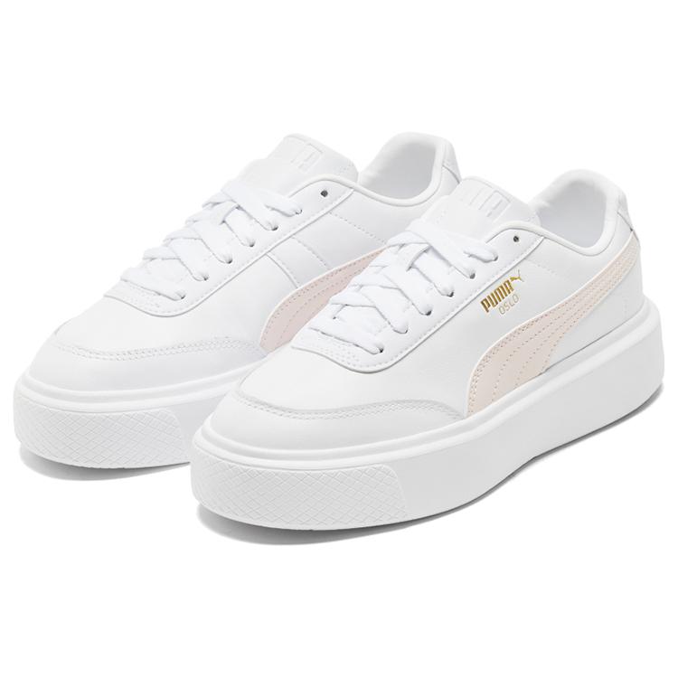 Puma Womens Oslo Maja 'White Cloud Pink' (women's sizes) White / Cloud Pink Skateboard Shoes 374864 04