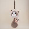 Cute Ragdoll Feline Plushie Pouch Black White Gray Brown Alongside Giant Peepers And Functional Zipper Room Cozy Snuggly