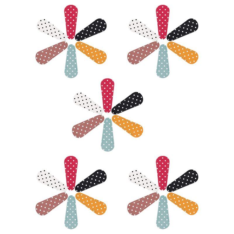 

A84E-30 Pieces Embroidery Scissors Sheath Polka Dot Scissors Protective Cover Scissors Leather Sheath For Scissors Protection
