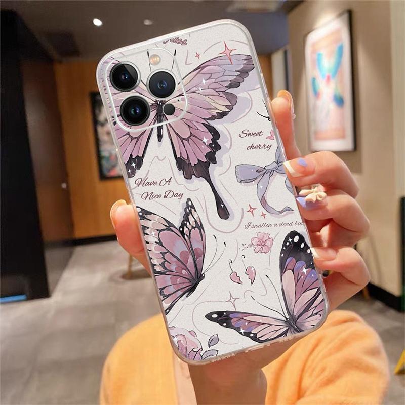 

Butterfly Phone Case For iPhone 17 Pro Max Air 17 16 15 14 13 Pro Max 15 16 Pro 15Plus iphone 15Pro