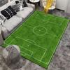 Artificial Grass Football Field Rug Suitable for use as an anti-slip game mat for living room and bedroom sofas