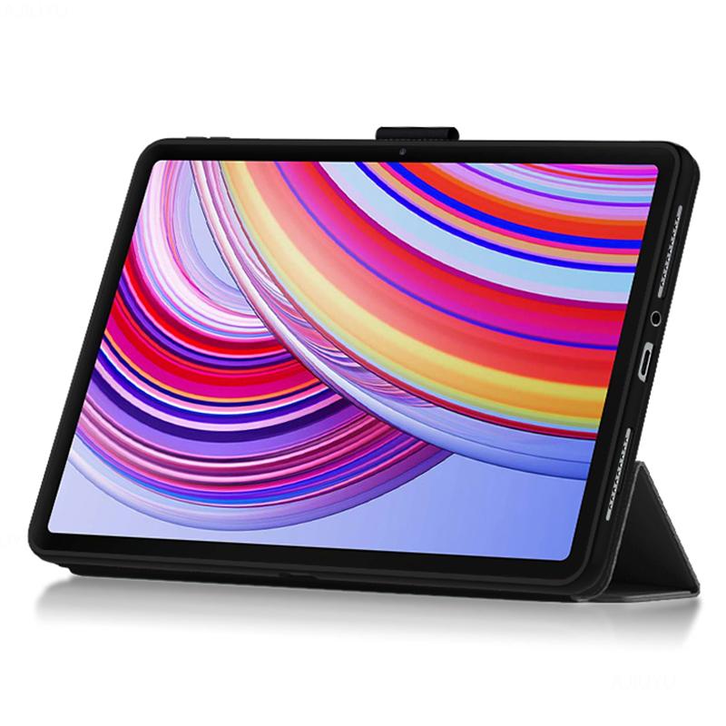 Pro Xiaomi Redmi Pad Pro/Redmi Pad Pro 5G/Poco Pad Pouzdro PU Kůže Skládací Stojan Automatické Probuzení/Uspání Kryt na Tablet