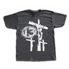 Streetwear Y2K Cotton T-shirt Harajuku Graphic Print Oversized Punk Short Sleeve T-shirt Rock Goth Retro Top Hip Hop Tee Fashion