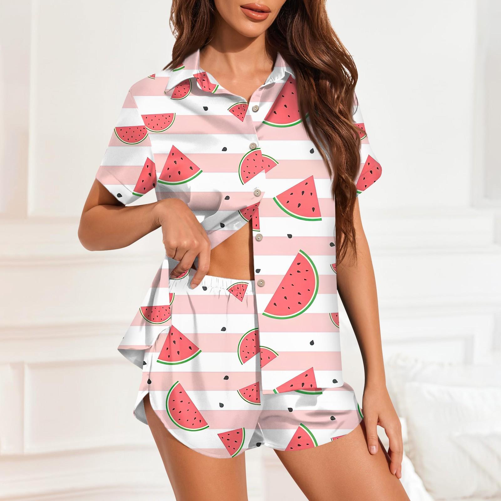 

Женская шелковая пижама с пуговицами, домашняя одежда с цветочным принтом, короткий рукав, атласный пижамный комплект из 2 предметов L