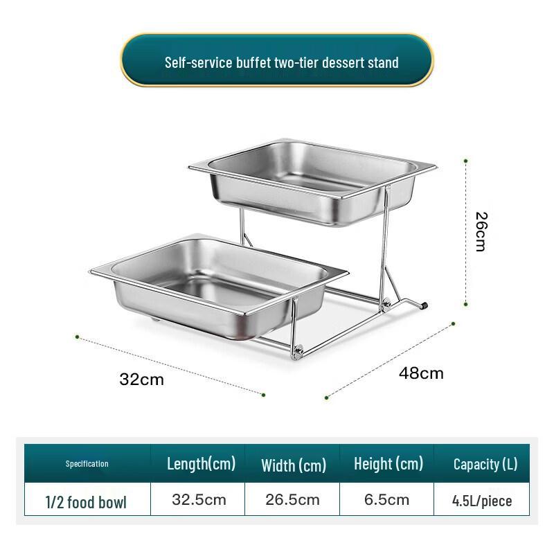 

CaiZhi Multi-layer Buffet Display Stand