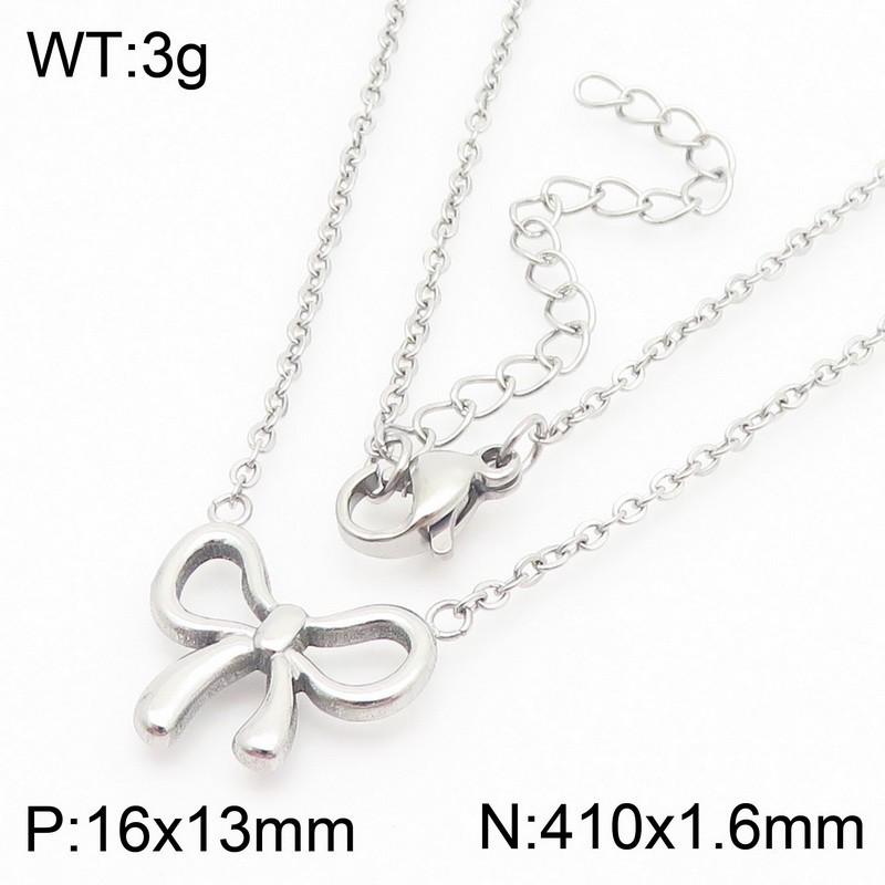 

Ожерелье-бабочка из нержавеющей стали в стиле Мори - Минималистичная женская цепочка для ключицы