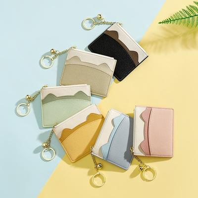 Słodki kociak kobiety Mini etui na dowód osobisty etui na karty kredytowe biznesowe PU skóra szczupła etui na karty bankowe portfel typu organizer