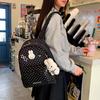 Schoolbag Korean Version Cartoon Polka Dot Star Backpack Female Niche Design Cute Rabbit Student Schoolbag Versatile Portable Backpack