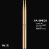 MEINL Stick & Brush Meinl Standard Hickory Drumsticks with Acorn Tip, 5A, SB101 (406 X 14.4mm)
