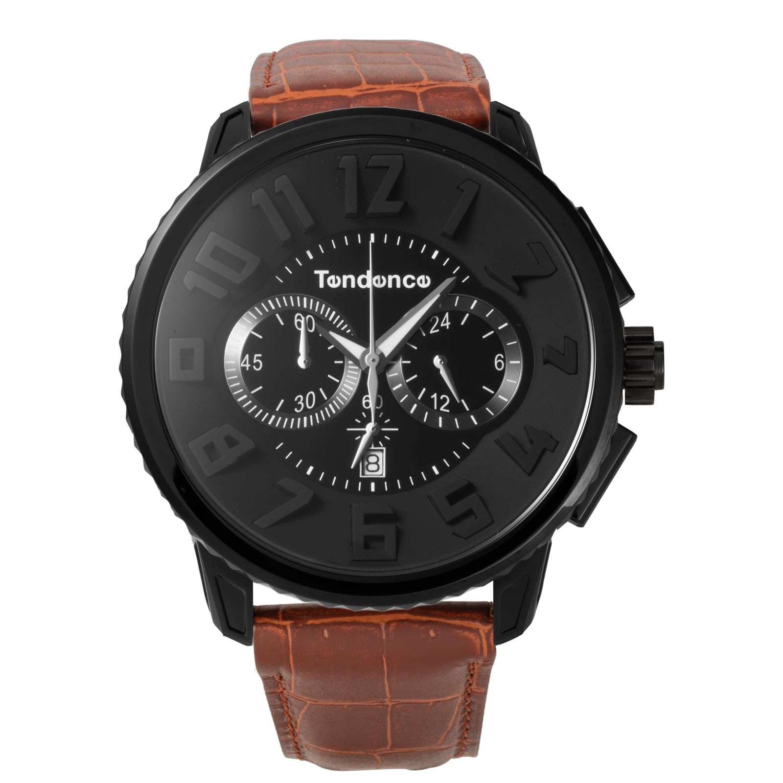 

Чоловічий годинник Gulliver Round Chrono Brown [Tendence] TG460010-BRLE-AM [Артикул] чорний