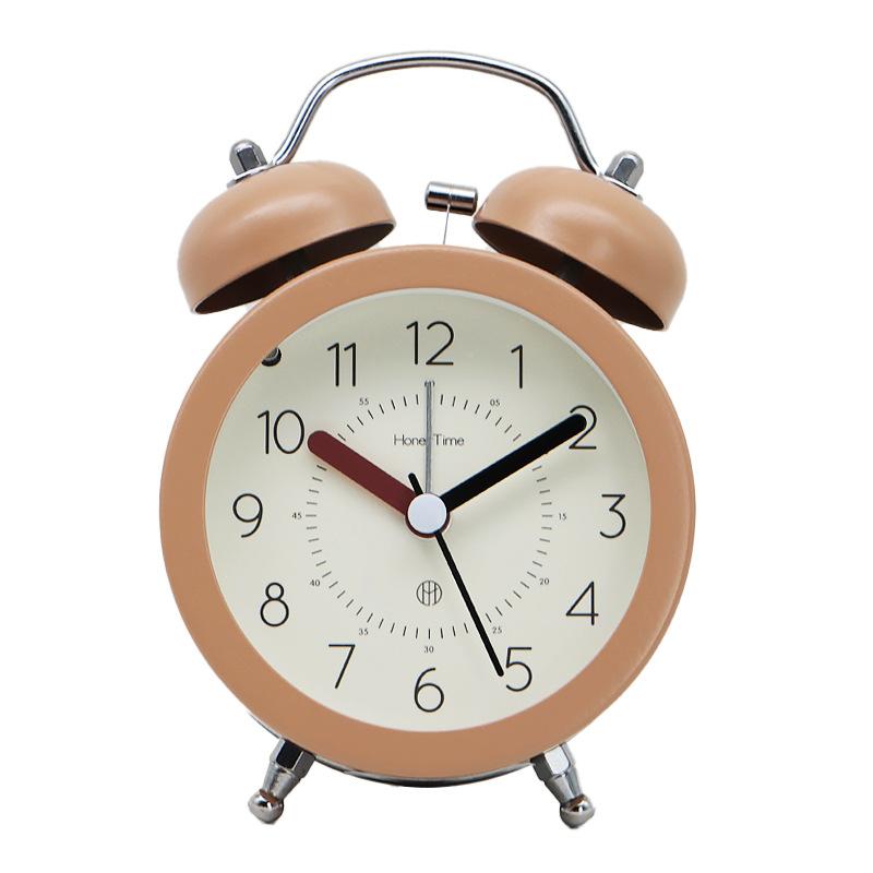 Silent Small Alarm Clock Wake-up Artifact Bedside Desktop Student Men and Women Special Ring Bell Ring Loud Creative Clock